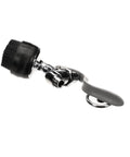 Pro Grade Angled Spray Valve With Brush Attachment, 1.15 GPM, Black Nylon Brush, Chrome Plated Brass Body, 3/4-14 UN Inlet