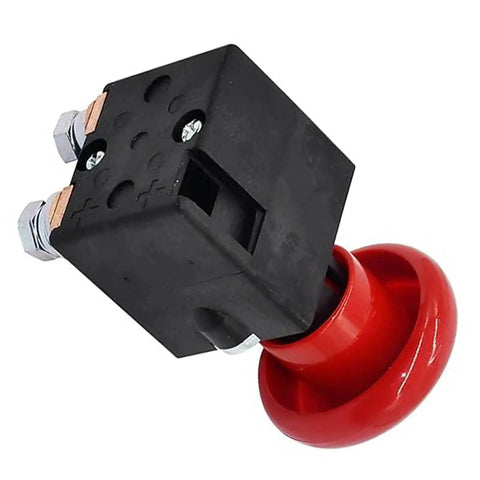 Heavy Duty Emergency Stop Switch Replacement Compatible With Big Joe Zero Turn Mowers Ez30 E30 D40 Ez40 T40 T15 with red button