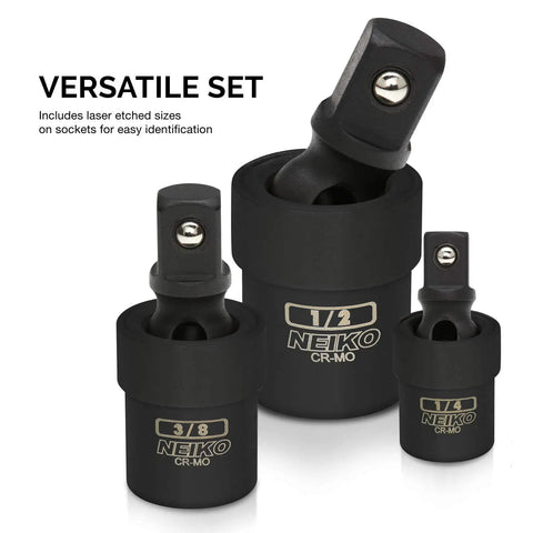 Impact Universal Joint Socket Swivel Set versatile trio