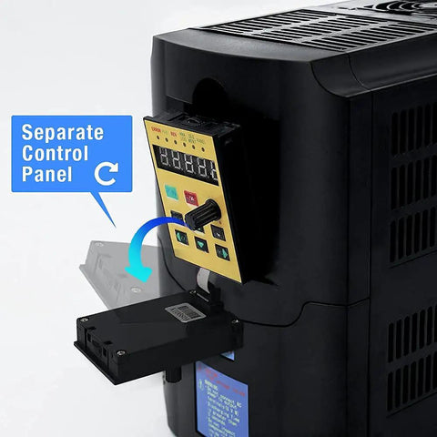 Beefed Up 3KW 4HP 220V Variable Frequency Drive For 1 Or 3 Phase Input 0 To 400 Hz Output 20A Inverter Controller with detachable control panel