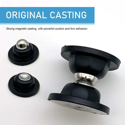 Magnetic RV Door Catch Kit With Adhesives Easy No Drill RV Door Holder for motorhomes, showing components on white background.