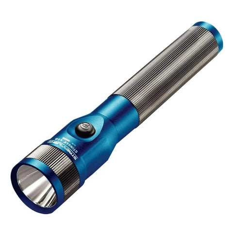 Blue Powerful LED Tactical Flashlight 75611 Handheld Beam with Waterproof Aluminum Build and Long Battery Life
