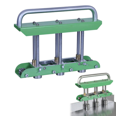 Hydraulic Sheet Metal Bending Machine 0 to 90 Degrees for Steel Aluminum and Copper with V Groove Roller System close-up