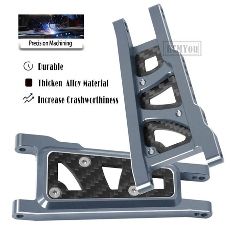 Beefed Up Alloy Front And Rear Suspension Arm Upgrade Kit For 1/10 Slash 4x4 And Slash 4x4 VXL CNC Machined Anodized Aluminum