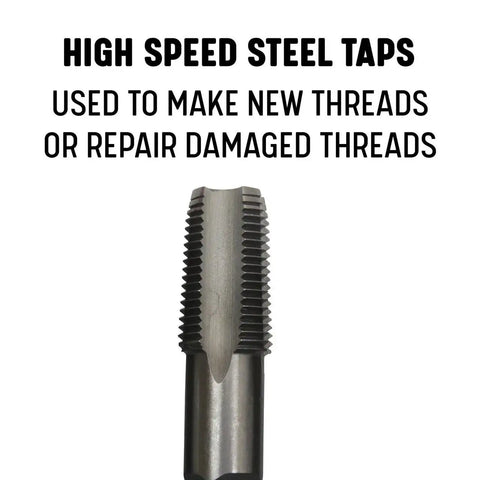 High Speed Steel One And A Half Inch NPT Pipe Tap Seven Flute DWT Series Uncoated for general purpose tapping