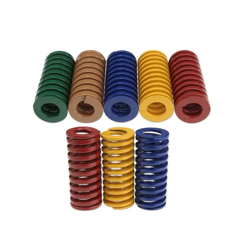 Heavy Duty Spiral Compression Springs Built Tough For The Daily Grind And Gutsy DIY Projects Providing Rock Solid Hold Down Grip And Smooth Bounce Back Performance At Exactly One Hundred Millimeters Length colorful sets