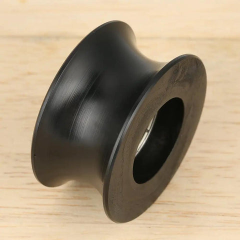 U Pulley Roller For Sliding Doors And Windows Track Systems U Shape Wheel With Slick Lubrication Durable 8x40x21mm Pulleys Replacement Drive Gear Heavy Duty Hardware Track Components Set Of 4 black metal U-shaped roller