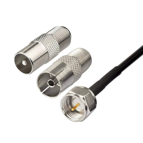 Connectors for Magnetic Base FM Radio Antenna and AM Loop Antenna for Indoor Home Stereo Receivers With Bluetooth HD Radio Ready Tuner