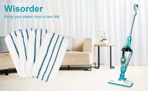 Universal Microfiber Steam Mop Replacement Pads 4 Pack For Quick Cleanups Pro Grade Must Have Compatible With Multiple Models