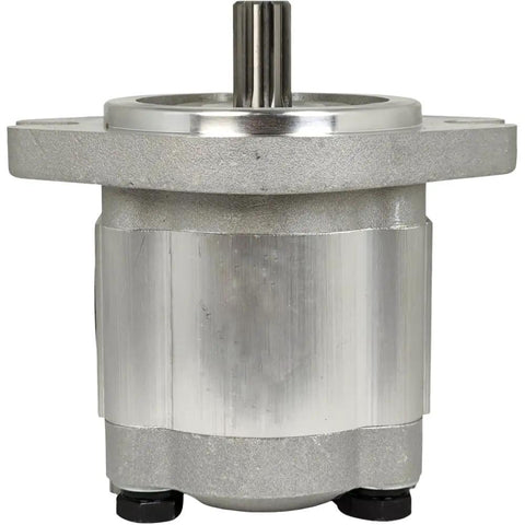 Top Shelf Hydraulic Gear Pump 4CC Counter Clockwise Rotation 96193GT Replacement close-up view of aluminum pump for lifts.