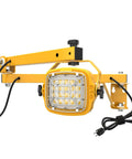 Ultra Bright 30W LED Dock Light With 40 Inch Folding Arm 4200 Lumen Output 360 Degree Rotating Head IP65 Waterproof ETL