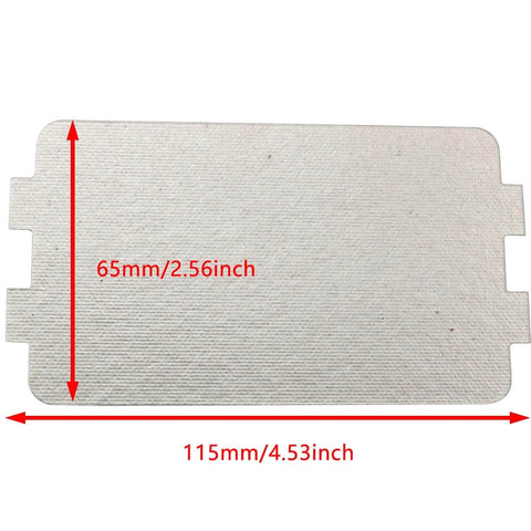 10 Pack Microwave Oven Mica Sheets 115x65x0.3mm Heat Insulation Gaskets For Small Appliances Induction Cookers And Hair Dryers