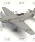 Yak-9T WWII Soviet Fighter Model Kit 1:32 Scale With Easy Assembly Self-Printed Decals And Realistic Plastic Detailing For Hobbyists Builders And Collectors, top angle view