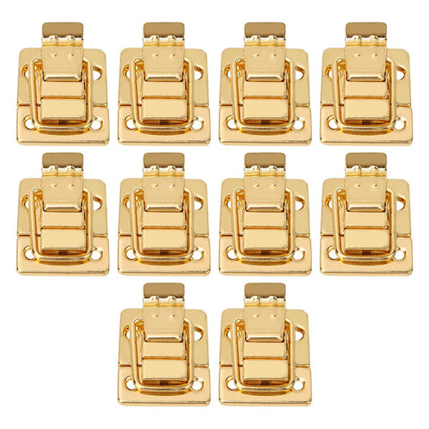 Gold Finish Stainless Steel Toggle Latch Kit 10 Pack For Boxes Jewelry Boxes Suitcases And Lids
