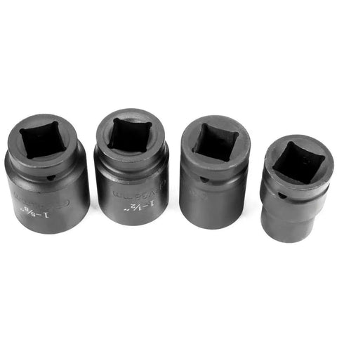 Four CR-V sockets from Beefed Up Heavy Duty Torque Multiplier Lug Nut Wrench Set With Four CR V Sockets 5400Nm For Semi Trucks And RVs