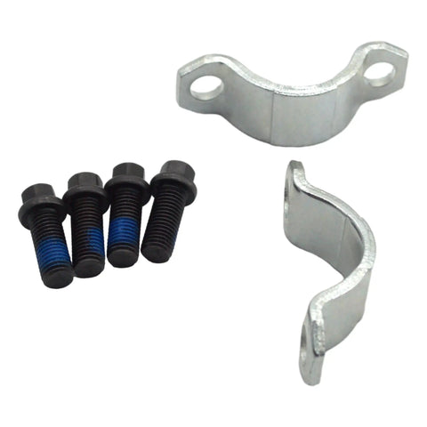 Slick 3 70 28X Universal Joint Bearing Strap Kit crafted for 1350 and 1410 series U joints with bolts for secure installation.