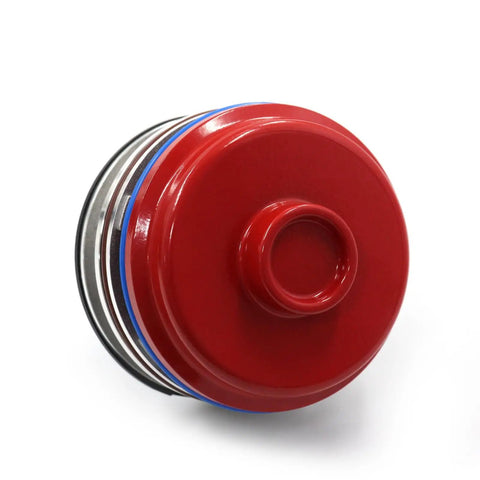 Heavy Duty Automotive Actuator Assembly Built Tough As Nails Aluminum Alloy Gearbox Upgrade top view with gloss red powder finish.
