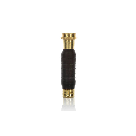 Water Powered Drain Cleaner for 1 to 2 inch drains with a rubber and brass design for home plumbing use.