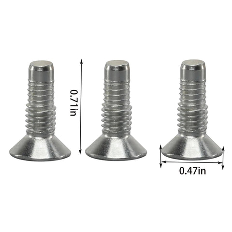 Three Pack Flat Head Door Latch Lock Mount Screw M6x18.5mm For Actuator Motor Mount Bolt Outer Handle Replacement
