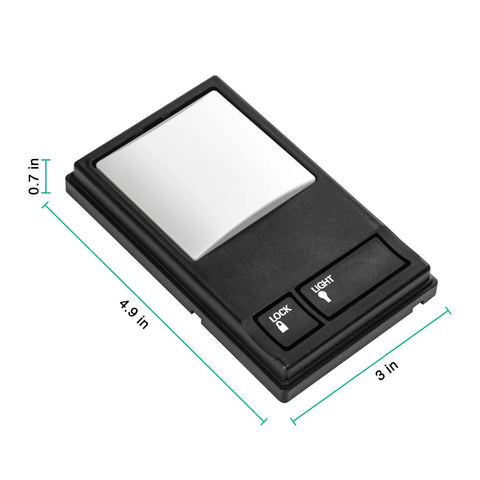Multi Function Wall Keypad Replacement For 78LM Wired Garage Door Opener, dimensions 4.9x3x0.7 inches, black color