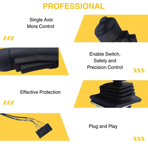 Premium Single Axis Control Stick For Genie Vertical Mast And Scissor Lifts Heavy Duty Slick Replacement Knob with enable switch