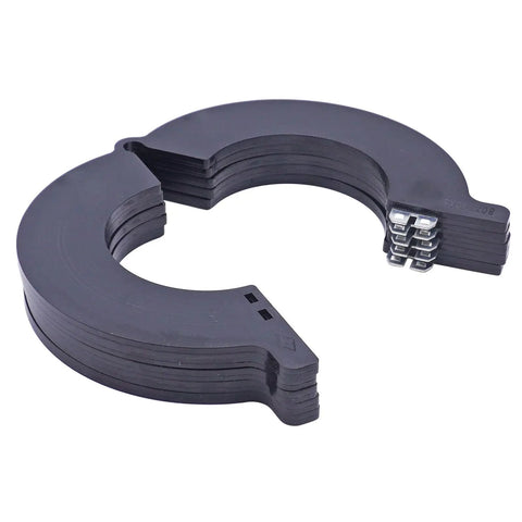 5 Pack 80mm Bucket Pin Shim Washers For Excavator And Skid Steer 5mm Thick Heavy Duty Replacement Fits Bobcat Kubota Komatsu And More To Tighten Loose Joints And Improve Pin Security in a stacked view