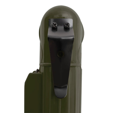 Side view of Versatile D-Cell Flashlight With Multi Mode Switch And Morse Code Signaling Water-Resistant High Impact Plastic Body