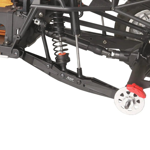 Aluminum Rear Trailing Arm Upgrade Kit For 1/10 Losi Baja Rey 2.0 F100 RC Crawler, showing heavy duty link set detail