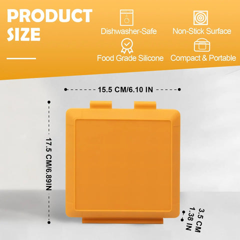 Portable Microwave Toaster For Crispy Grilled Cheese With Adjustable Silicone Strap And Removable Nonstick Plate dimensions