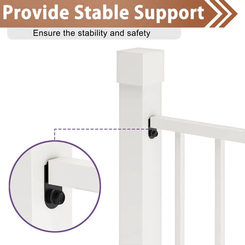 Four Pack Black Carbon Steel Fence Mounting Brackets For 1x1 Inch Square Rails Internal Panel Connectors For Stairs Decks And Gardens Built For All Weather Toughness