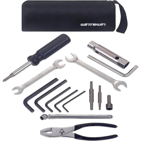 Harley Davidson Motorcycle Repair Tool Kit Set Portable SAE Essentials 14-Piece All-In-One Garage Gear With T27 Torx Wrenches