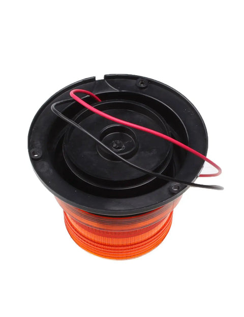 Top Tier Amber LED Strobe Beacon Light 12 To 80 Volts Compatible With Genie Straight Lifts S40 S60 S80 Z Models showing wiring connections on top.