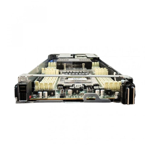 Rock Solid Four Node Server Blades Packaged With Quad EPYC 7282 Processors Running At 2.8 Ghz Alongside 256 Gigs Of Ram, close-up view of blade internals.