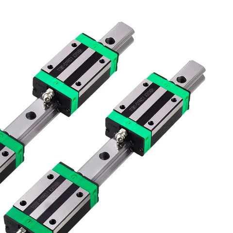 2 Pack HGR20 700mm Linear Rail Kit With 4 HGH20CA Slider Blocks For DIY CNC Routers Lathes And Mills High Precision Steel Guide Rails