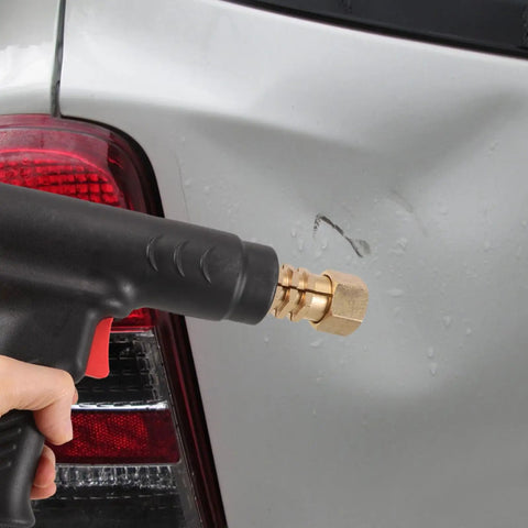 Handheld Spot Welder For Auto Body Repair Portable Welding Tool Kit used on car dent near taillight