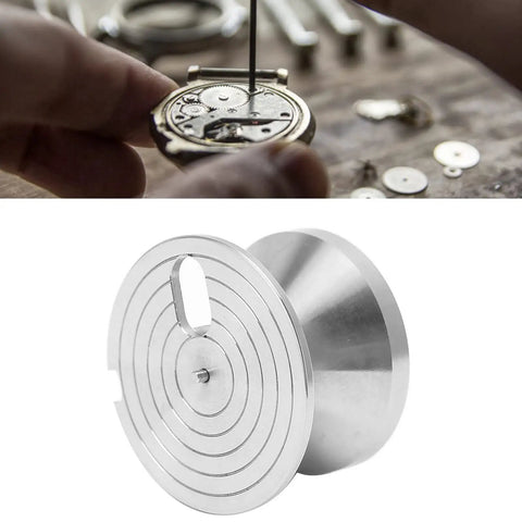 Stainless Steel Watch Movement Holder Base For Precision Modding And Repair, needle mounting and adjustment display