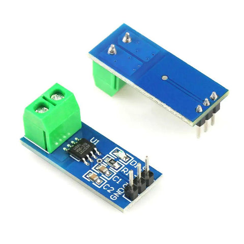 ACS712 Hall Effect Current Sensor Module 30A And Dual Voltage Sensor DC 0 To 25V For Arduino Projects DIY Power Monitoring Kit