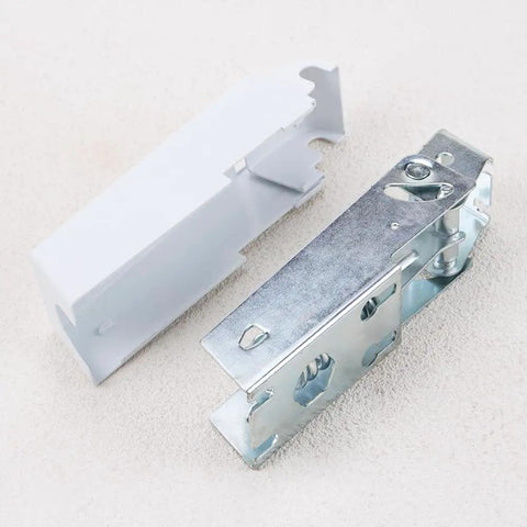 Universal Freezer Door Hinge With Integrated Spring Replacement Casing for Refrigerator Doors and Drop Down Spring Hinge