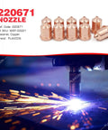 Copper 20 Piece Electrode And 20 Piece Tip Nozzle Set For 45 Plasma Cutter Hand And Machine Torch Plug And Play Ready To Install