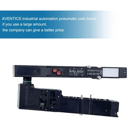 Heavy Duty Pneumatic Solenoid Valve Assembly With DC24V Coil And Smart Led Indicator For Industrial Automation built different right angle view.
