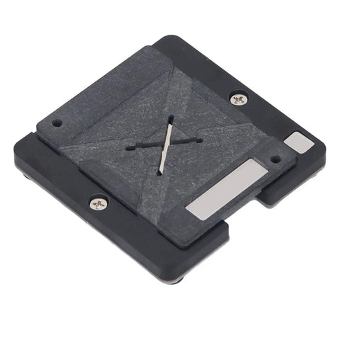 Six In One BGA Reballing Stencil Kit With Stainless Steel Magnetic Jig showing black jig component for precise board repairs