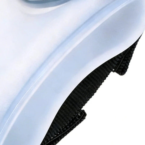 Close-up of Silicone Wrist Bottle With Hand Strap For Ultra Portable Hydration On The Go, detail of strap and silicone material.