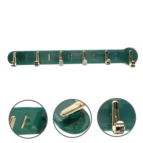 Heavy Duty Self Closing Door Hinges With Rock Solid Spring Action And Built Legit Aluminum Alloy Frame Featuring 32 Pieces For No Hassle Cabinet Upgrades And Quick Install, showing green and gold hinge design.
