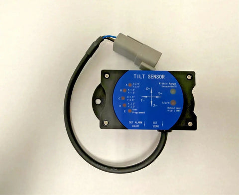 Heavy Duty Workhorse Tilt Sensor Switch Replacement Built Damn Tough For Scissor Lifts Angle Monitor Safety Guard Compatible With Sjiii 3215 3219 3220 3226 4620 Industrial Parts, showing digital tilt sensor with wiring.