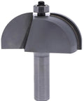 Cove Router Bit With One Inch Radius And Two And A Half Inch Diameter For Decorative Edge Profiling Carbide Tipped Half Inch Shank