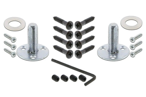 Installation kit for Prairie Plate With New York Knob Double Dummy In Timeless Bronze Solid Forged Brass Door Hardware