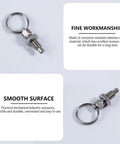 Durable Stainless Steel Thumb Knob Plunger Pins Four Piece Set Spring Loaded Indexing Switches, single pin with smooth surface for precision work.