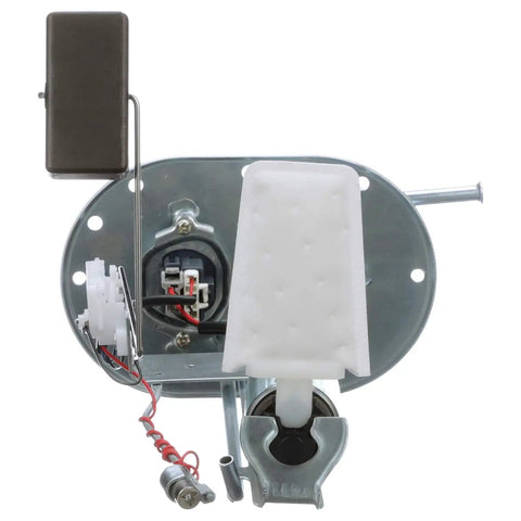 HP10264 Fuel Pump Hanger Assembly, OE Quality Fitment, Built To Last For One Hundred Fifty Thousand Miles, rear view with strainer