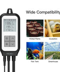 Smart WiFi Cooling And Heating Thermostat Outlet With Tuya Controller for various habitats and fermentation brewing gear.