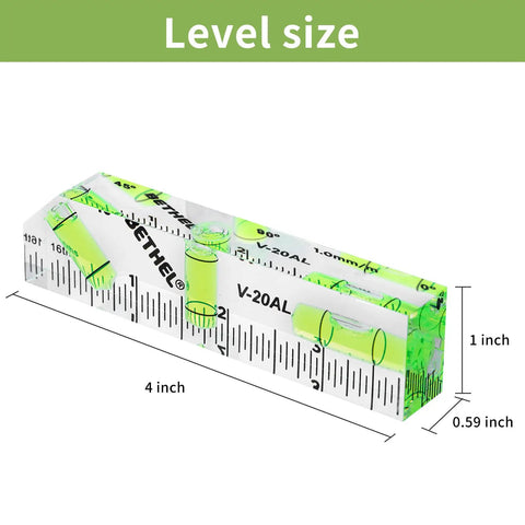 Compact Shatterproof Mini Pocket Level With 45 90 180 Degrees Bubble Level For Picture Hanging And Layout Tools